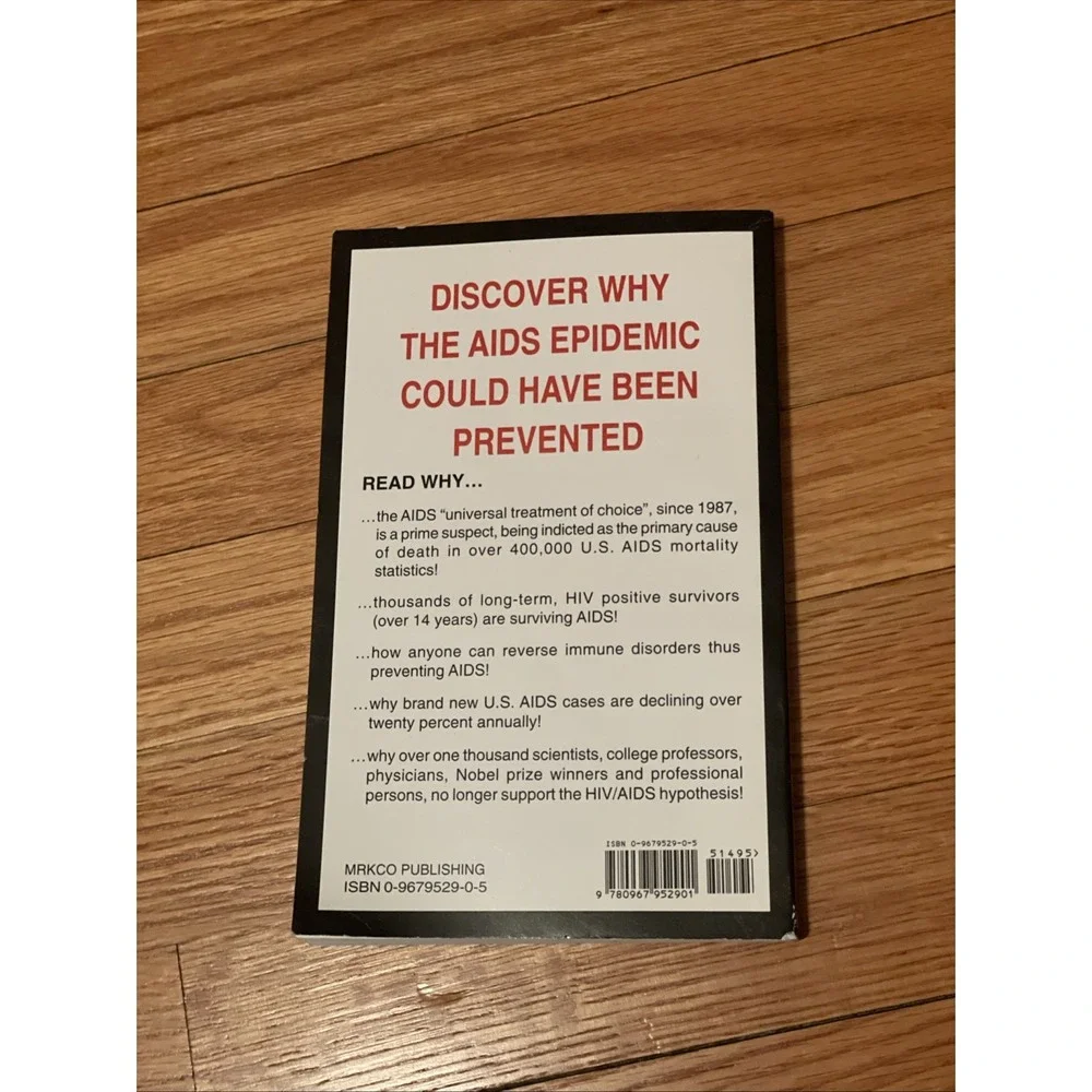 The AIDS Indictment Book Marvin Kitzerow Jr Paperback 2000